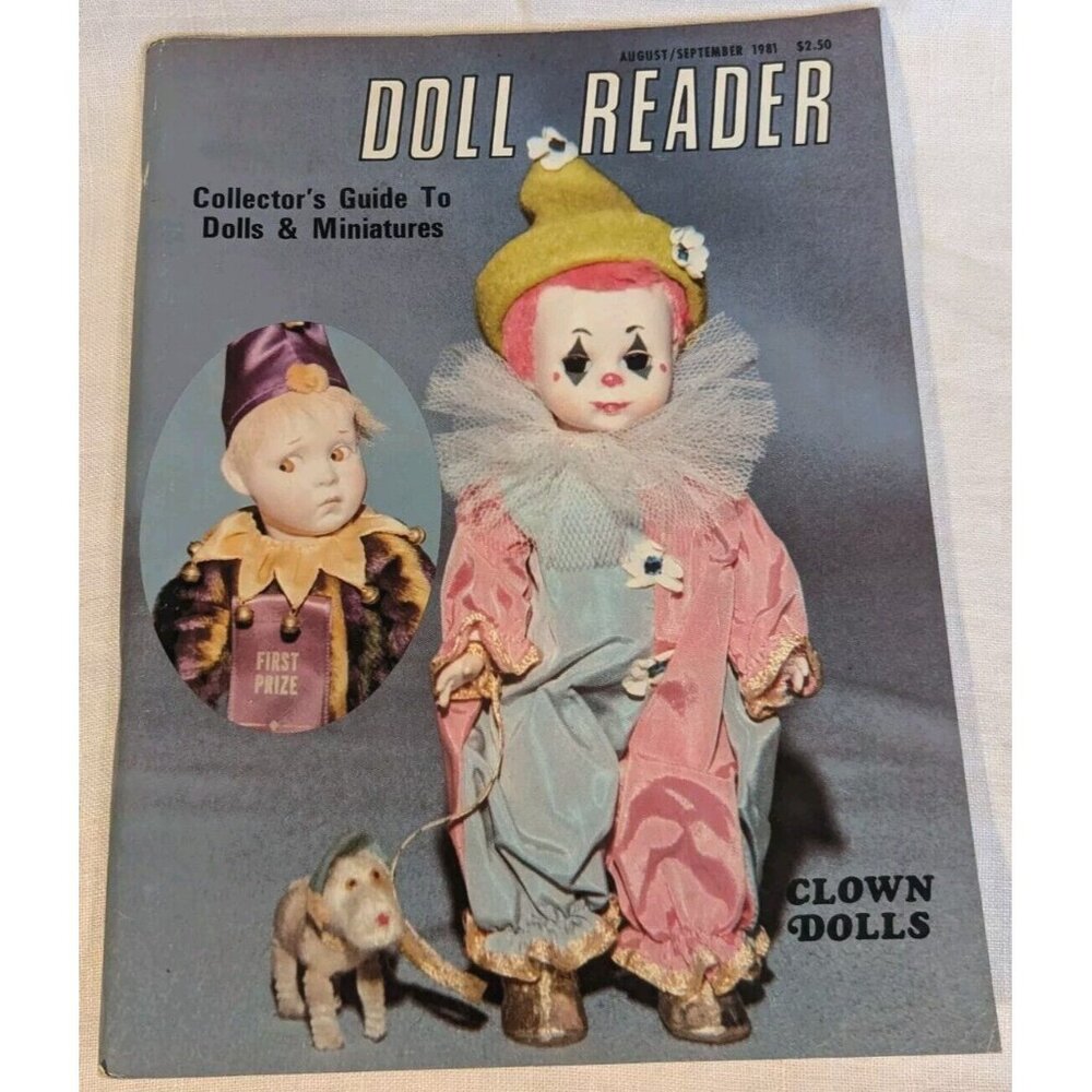 1981 Doll Reader Magazine Collectors Guide Miniatures 80s Clowns Lot Of 4 Vtg - Picture 5 of 16
